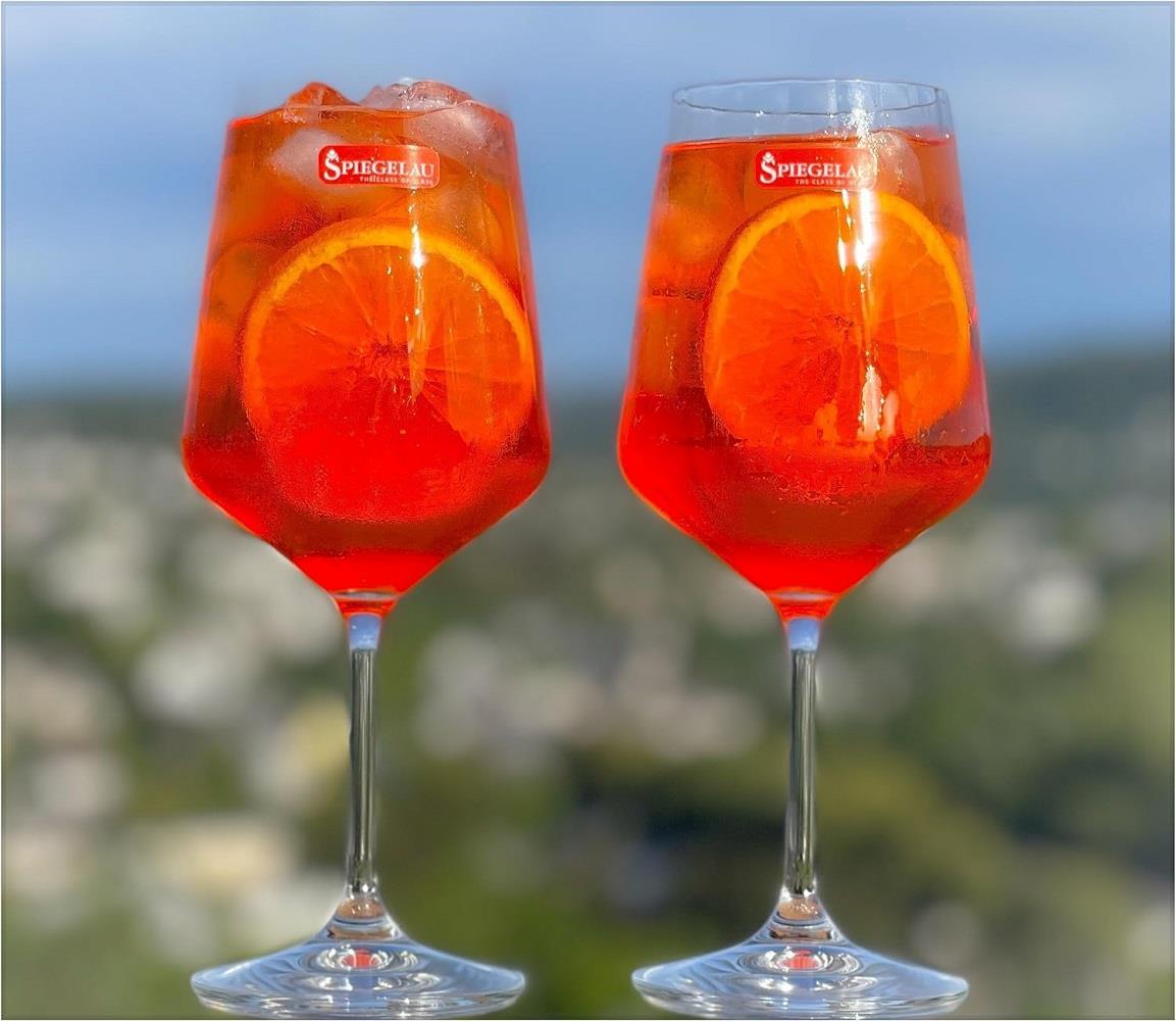Topkapi elite Aperol Spritz Glas Leimbach I 4 Stück