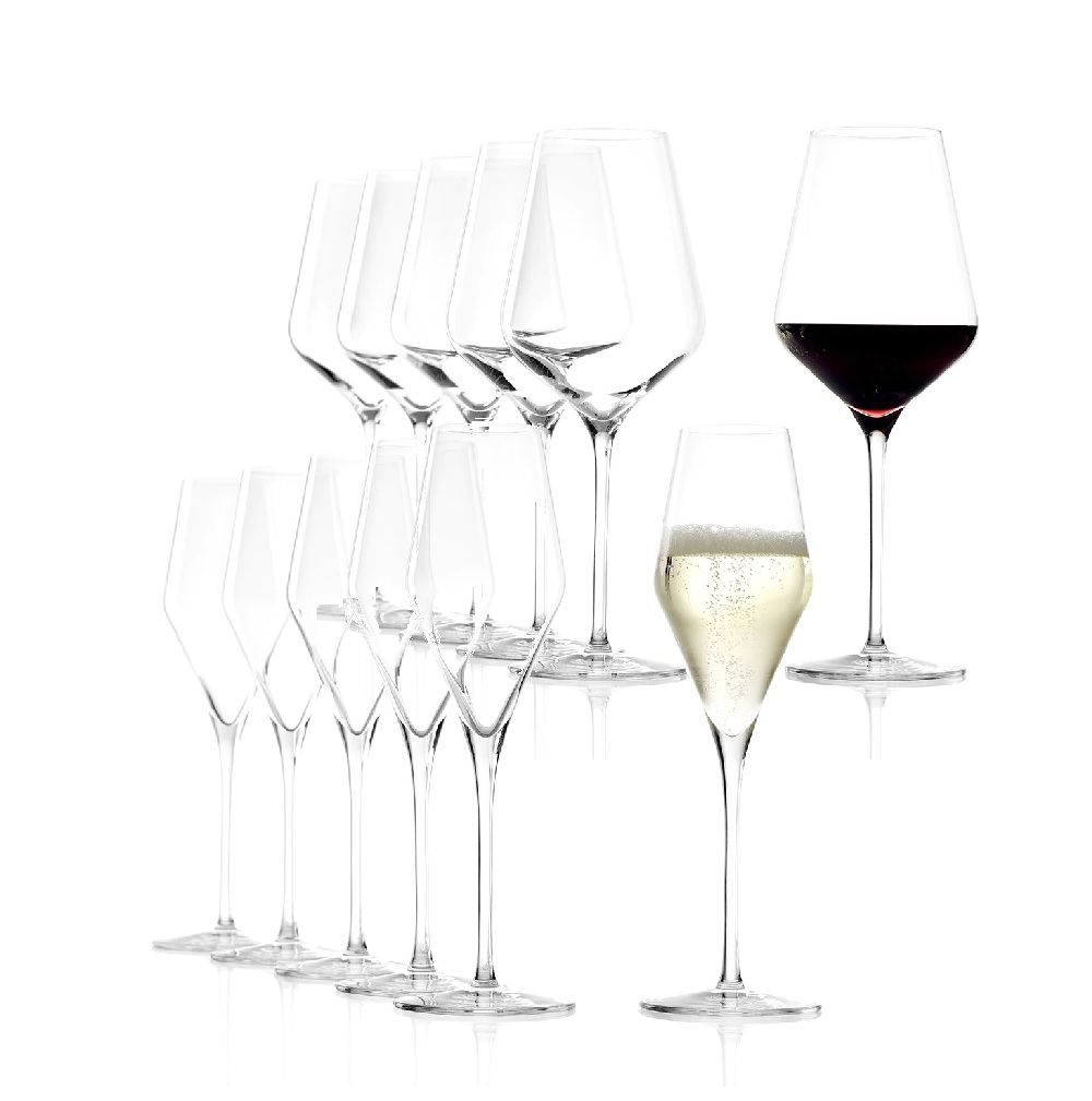 Stölzle Lausitz Quatrophil Rotwein/Champagnerkelch Set 12 tlg.