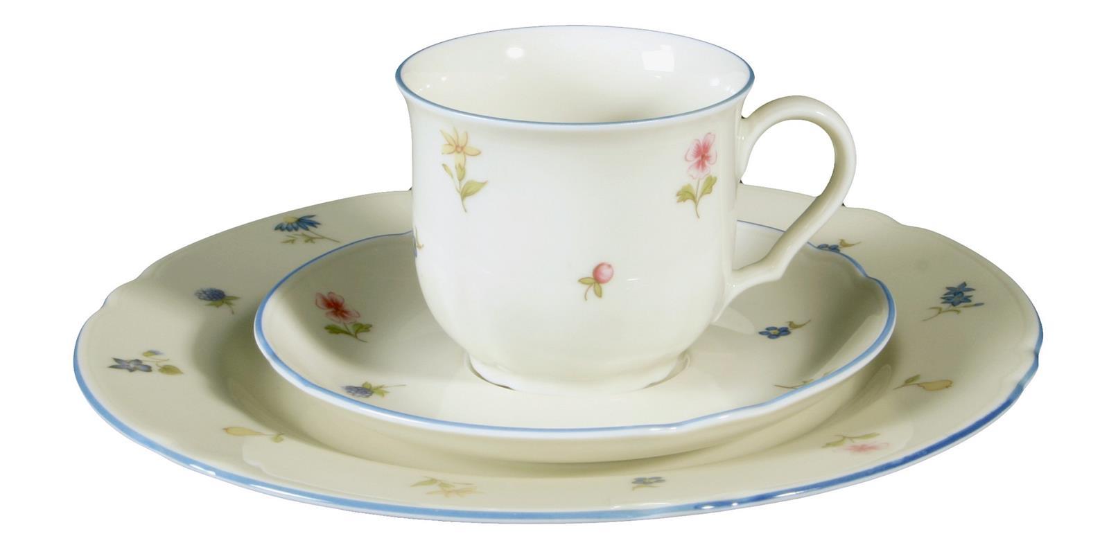 Seltmann Weiden Marie-Luise Streublume Kaffee-Gedeck 3-tlg.