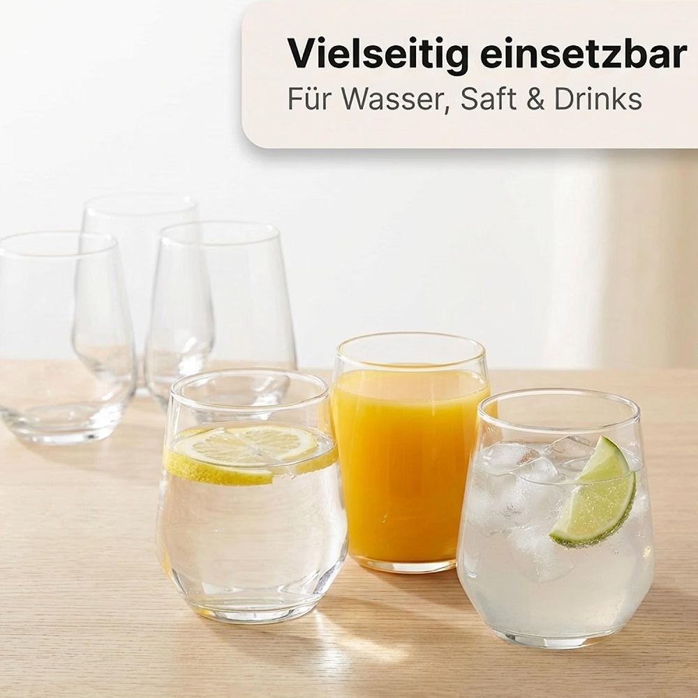 Der-Porzellan-Laden by Pasabahce Allegra Tumbler 6er Set