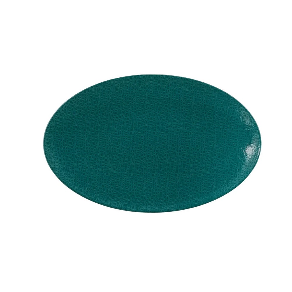 Seltmann Weiden Life Fashion trendy petrol Servierplatte oval 40x26 cm