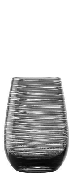Stölzle Lausitz Twister Becher Rauchgrau 6er Set