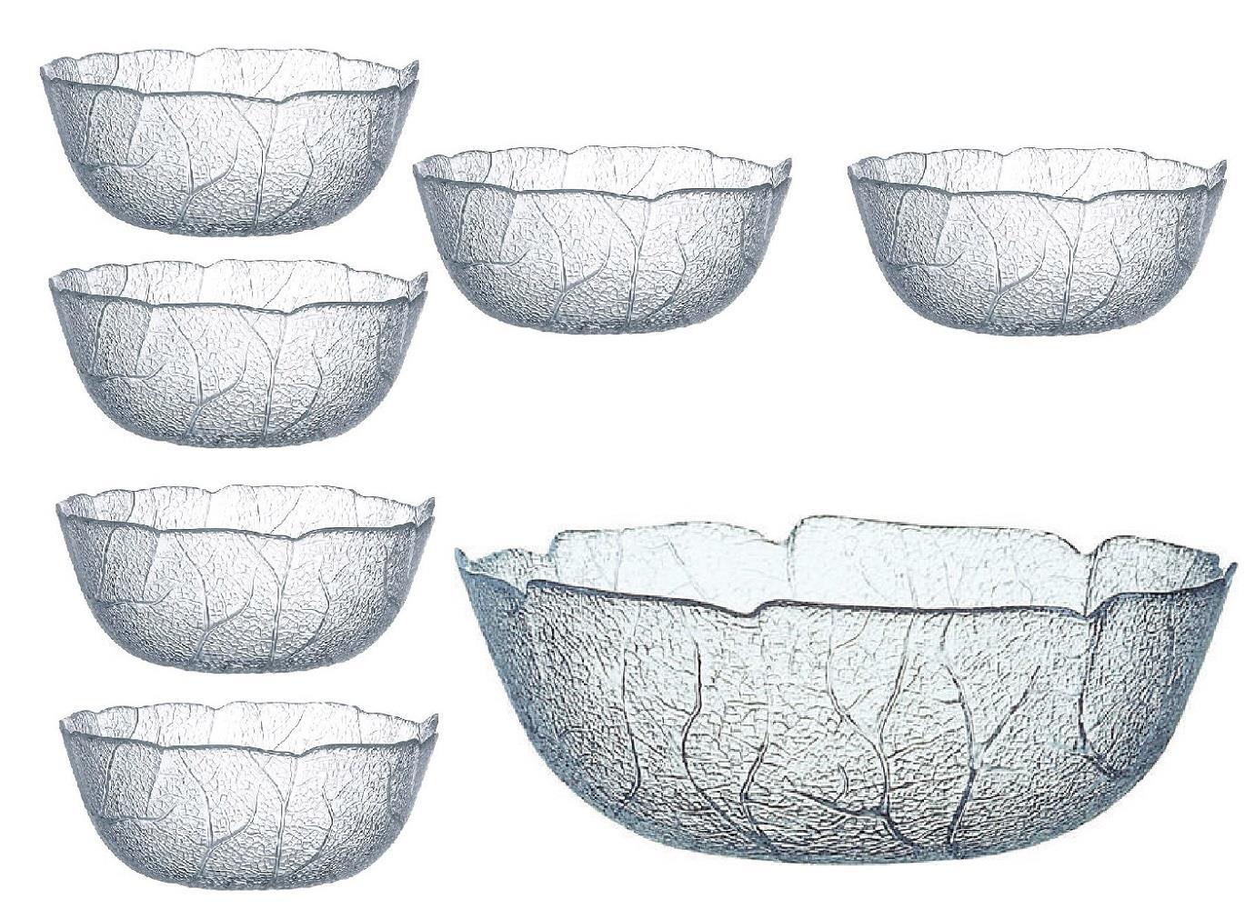 Luminarc Aspen Schüssel 27 cm+ Schalen 12 cm Set 7 tlg