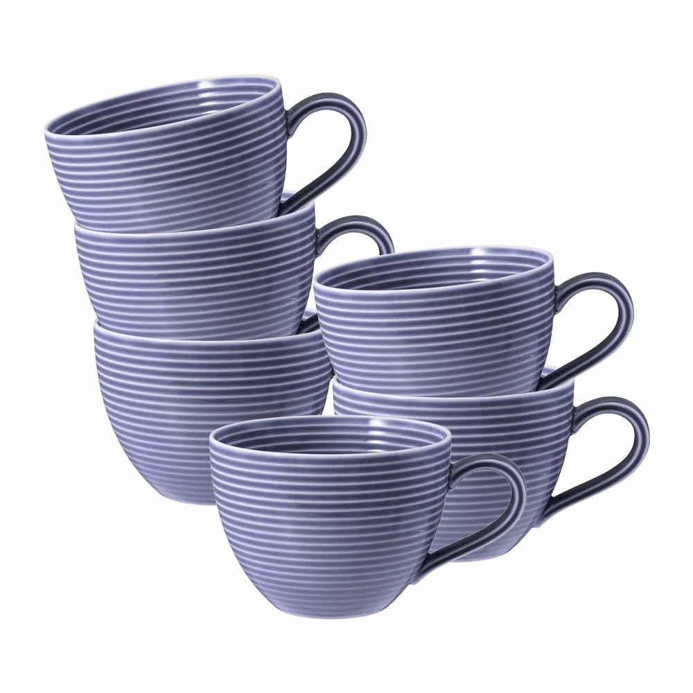 Seltmann Weiden Beat Fliederblau Kaffeeobertasse 0,26 l 6er Set