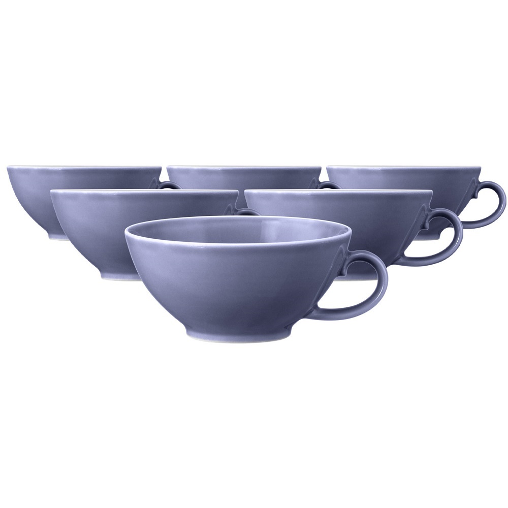 Seltmann Weiden Beat Fliederblau Teeobertasse 0,14 l 6er Set