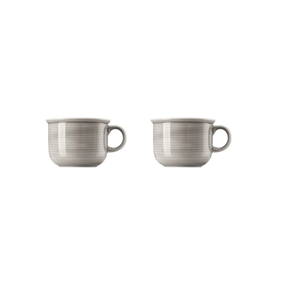 Thomas Trend Colour Moon Grey Kaffeeobertasse Zylindrisch 0,18 l 2er Set