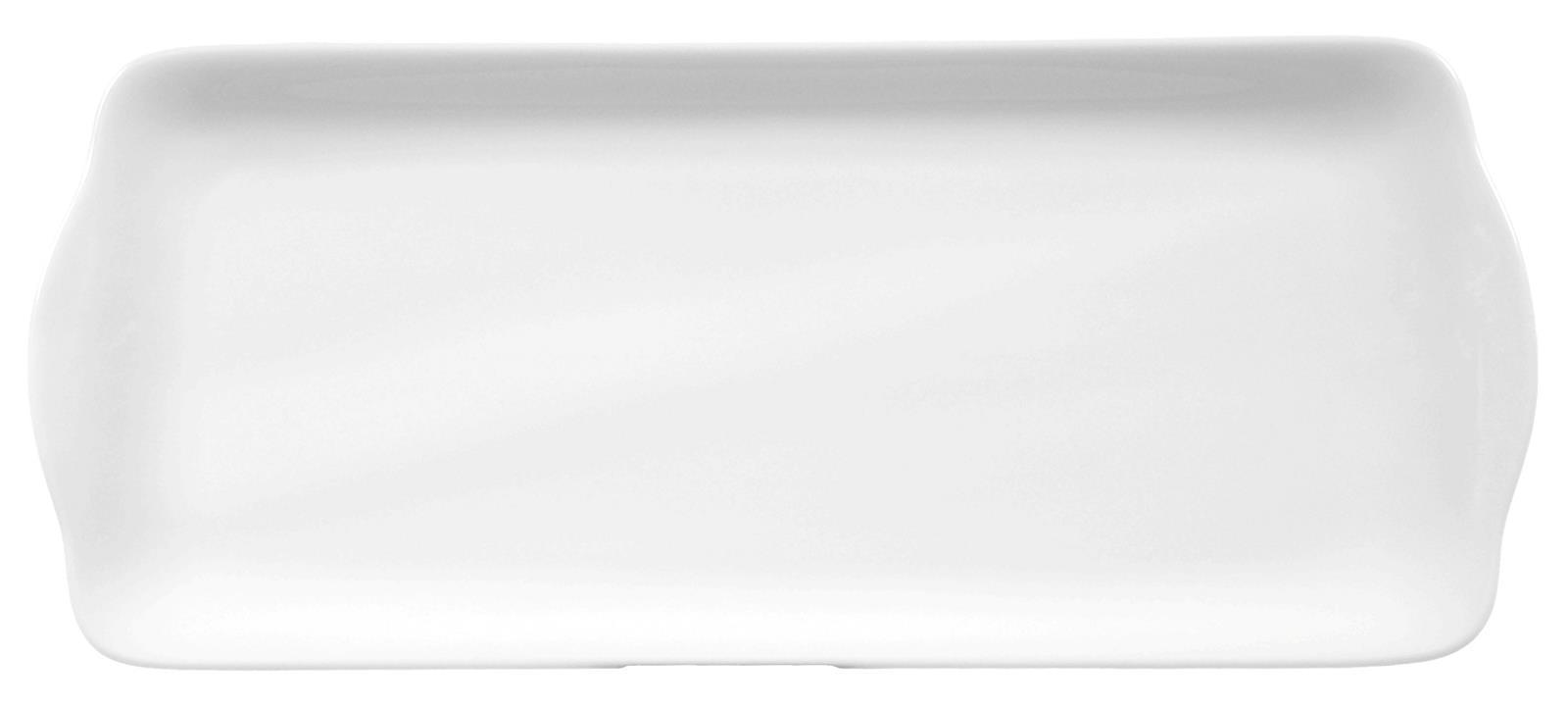 Seltmann Weiden Compact weiß Kuchenplatte eckig 34,5x14,5 cm