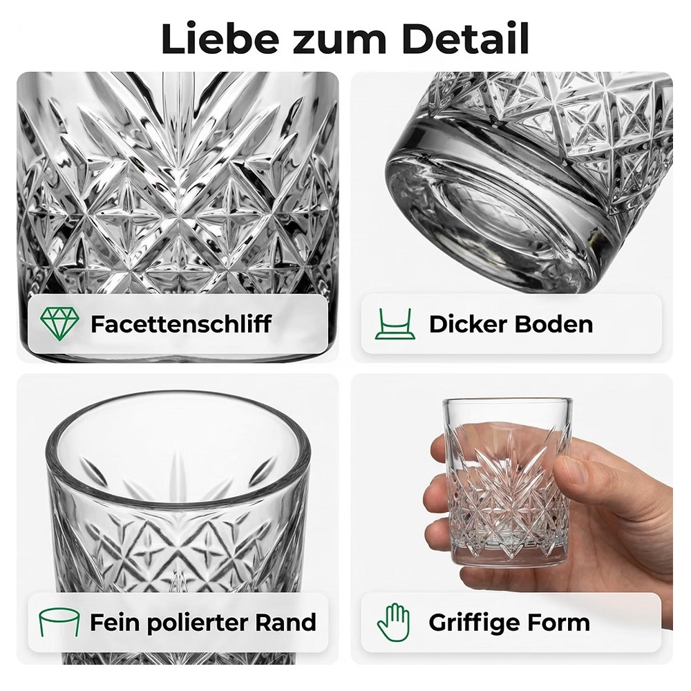 Der-Porzellan-Laden by Pasabahce Timeless Shot/Schnapsglas 6er Set