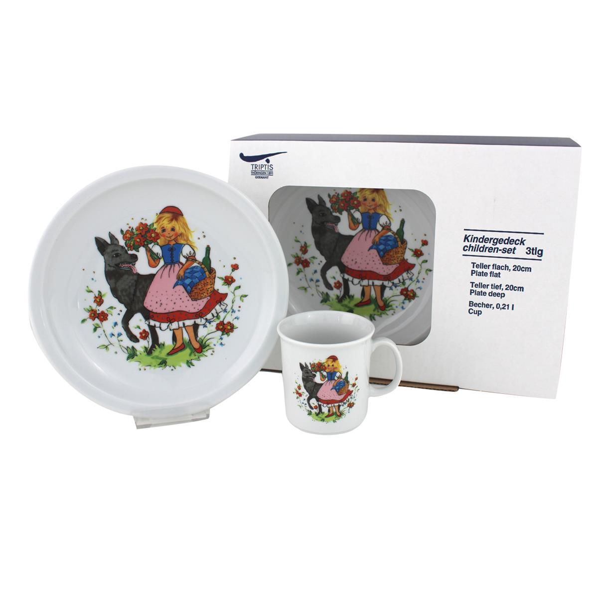 Triptis Rotkäppchen Kinderset 3tlg.