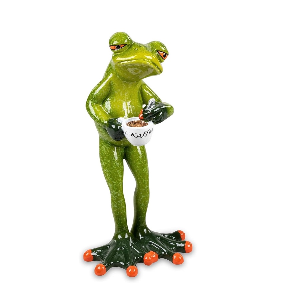 Formano Frosch mit Kaffeetasse 1. Kaffee