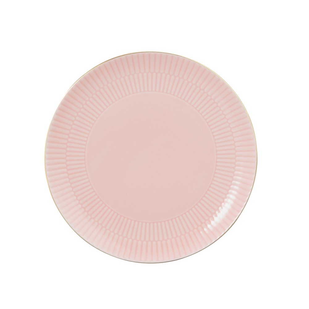 Seltmann Weiden Amina rosè/Goldrand Frühstücksteller 22,5 cm