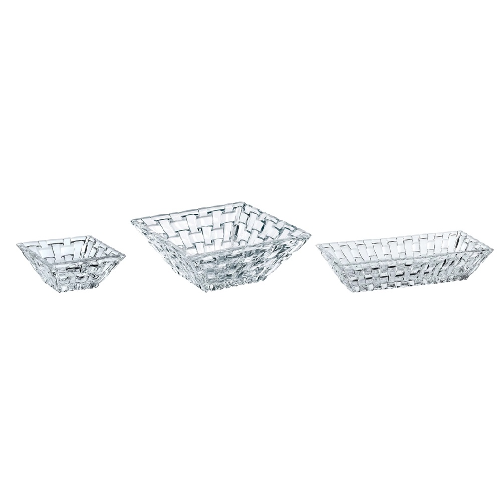 Nachtmann Bossa Nova Schale Rechteckig 17x8,5x3,6 cm 2er Set