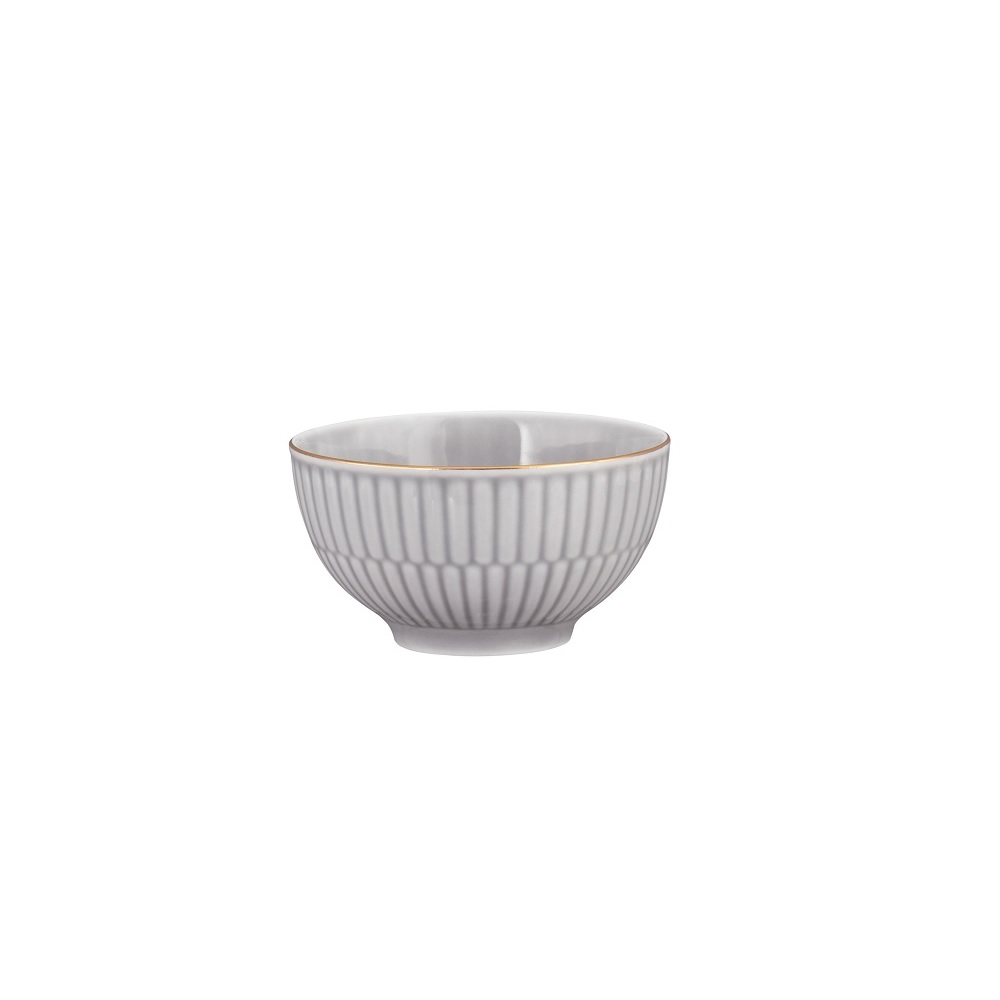 Seltmann Weiden Amina silbergrau/Goldrand Dipschale 0,14 l