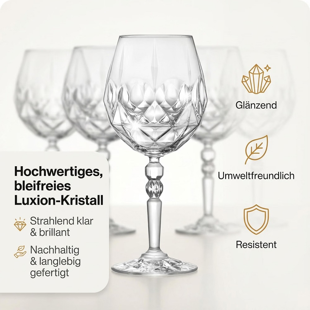 Der-Porzellan-Laden by RCR Alkemist Cocktailglas 670 ml 6er Set