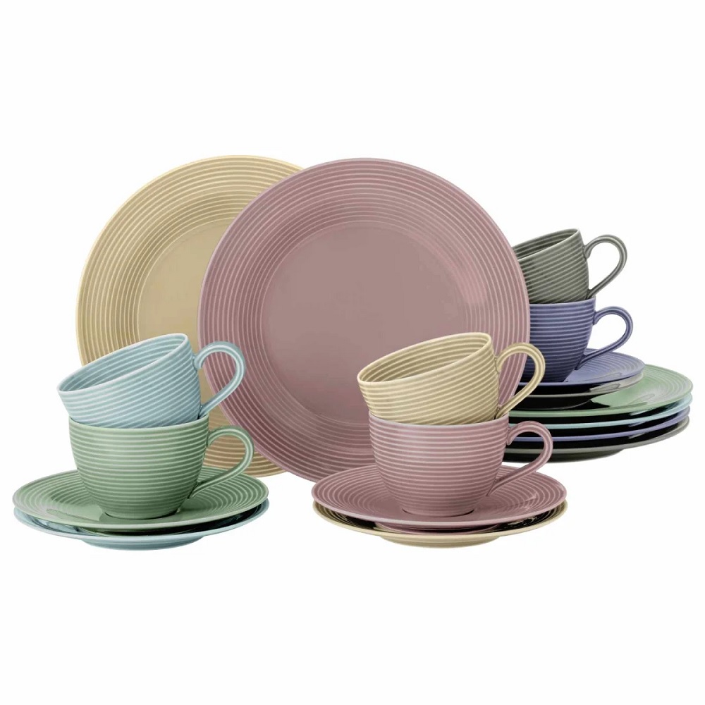 Seltmann Weiden Beat Bunt Kaffeeservice 18 tlg.