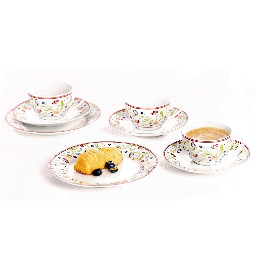 Ritzenhoff & Breker Kaffeeservice Doppio Shanti, 18-teilig, Porzellangeschirr