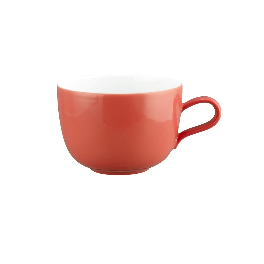 Seltmann Weiden Liberty Pure Colors flamingo red Milchkaffeeobertasse 0,38 l