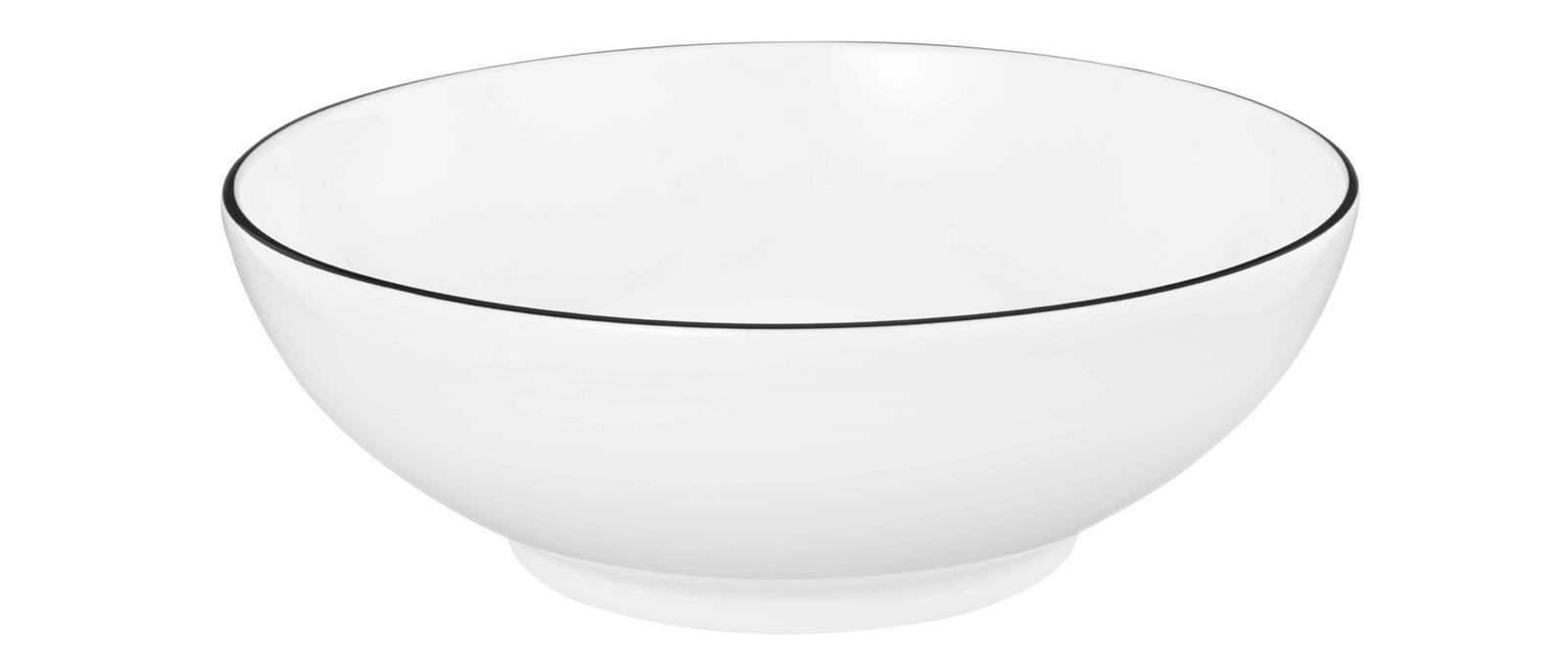 Seltmann Weiden Lido Black Line rund Dessertschale 15 cm 2er Set