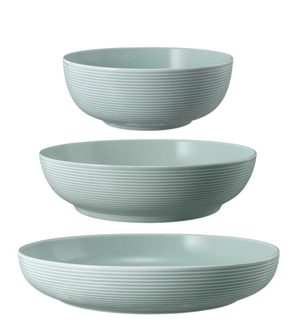 Seltmann Weiden Beat Arktisblau Foodbowl Set 3tlg. 20/25/28 cm