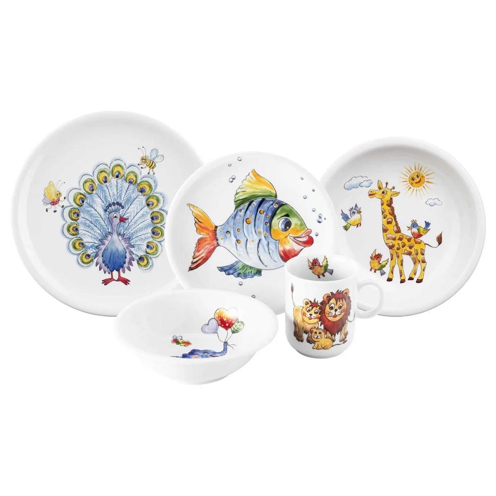 Seltmann Weiden Compact Bunte Tierwelt Kinder Set 5 tlg.