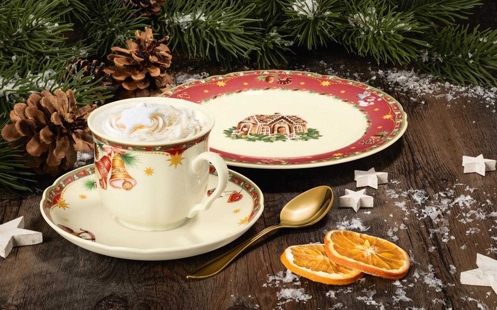Seltmann Weiden Marie Luise Weihnachtsnostalgie Kaffeegedeck 3tlg.