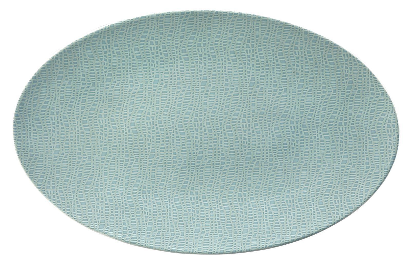 Seltmann Weiden L Fashion green chic Servierplatte oval 40x26cm