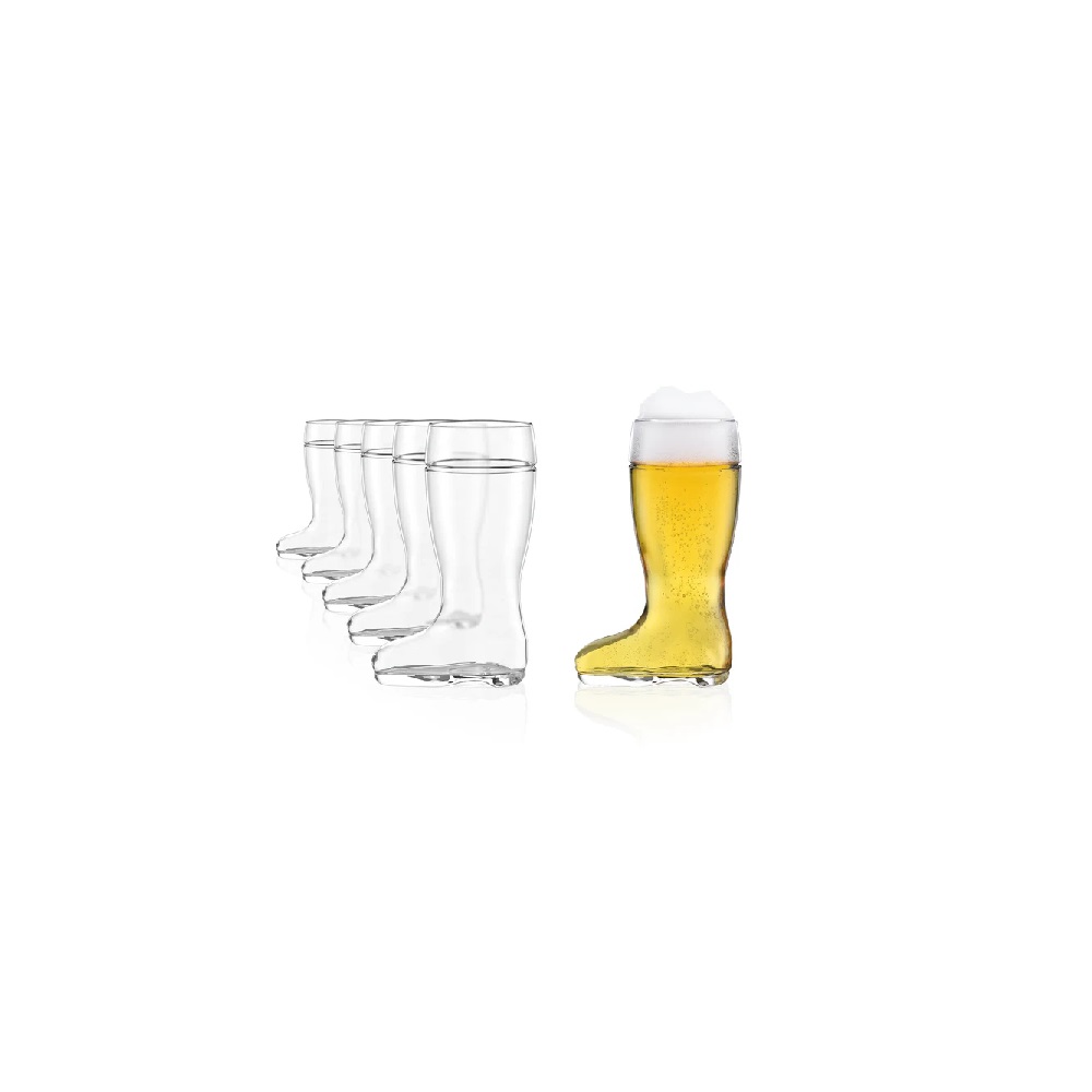 Stölzle Oberglas Bierstiefel 0,04 l 6er Set