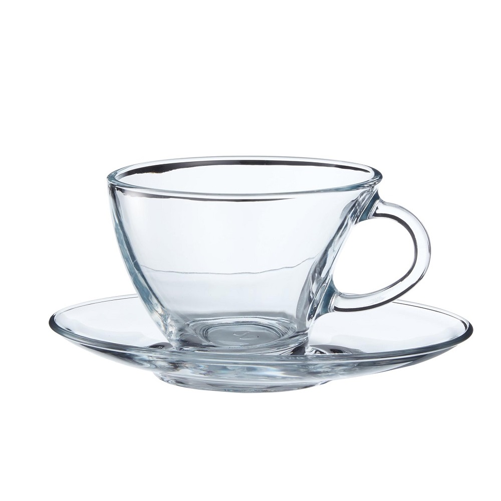Pasabahce Penguen Tasse mit Untertasse 12tlg.