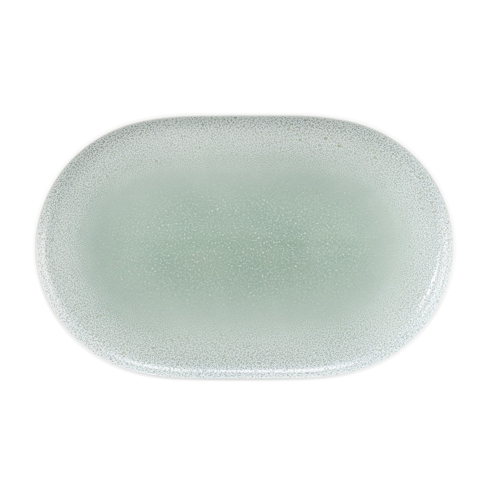 Seltmann Weiden Sento Home Aura mint Teller/Servierplatte oval 38x24 cm