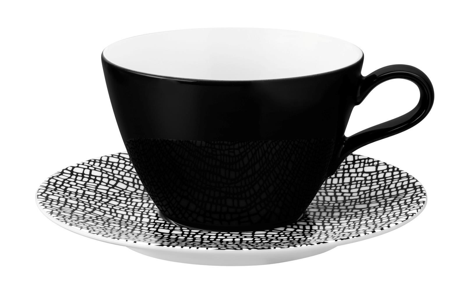 Seltmann Weiden L Fashion glamorous black Milchkaffeeobertasse 0,37l