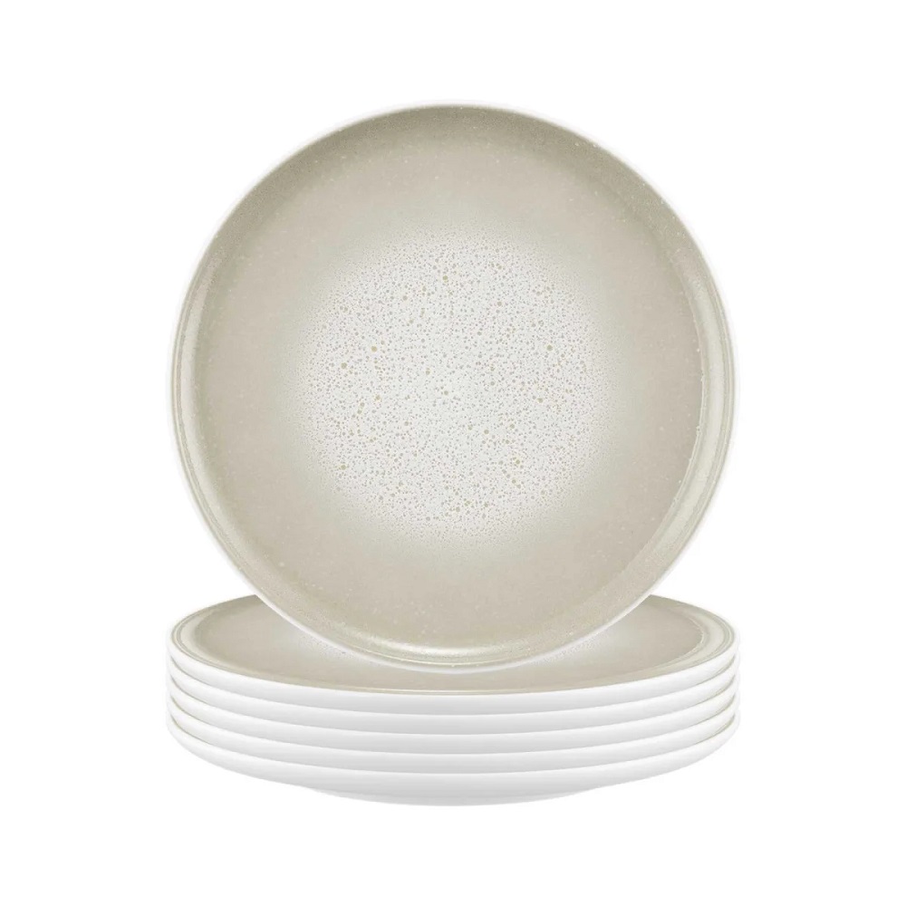 Seltmann Weiden Sento Home Aura cream Frühstücksteller rund 21,5 cm 6er Set