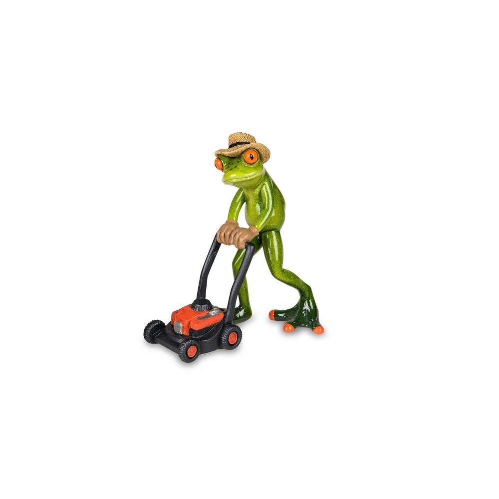 Formano Frosch mit Rasenmäher Poly