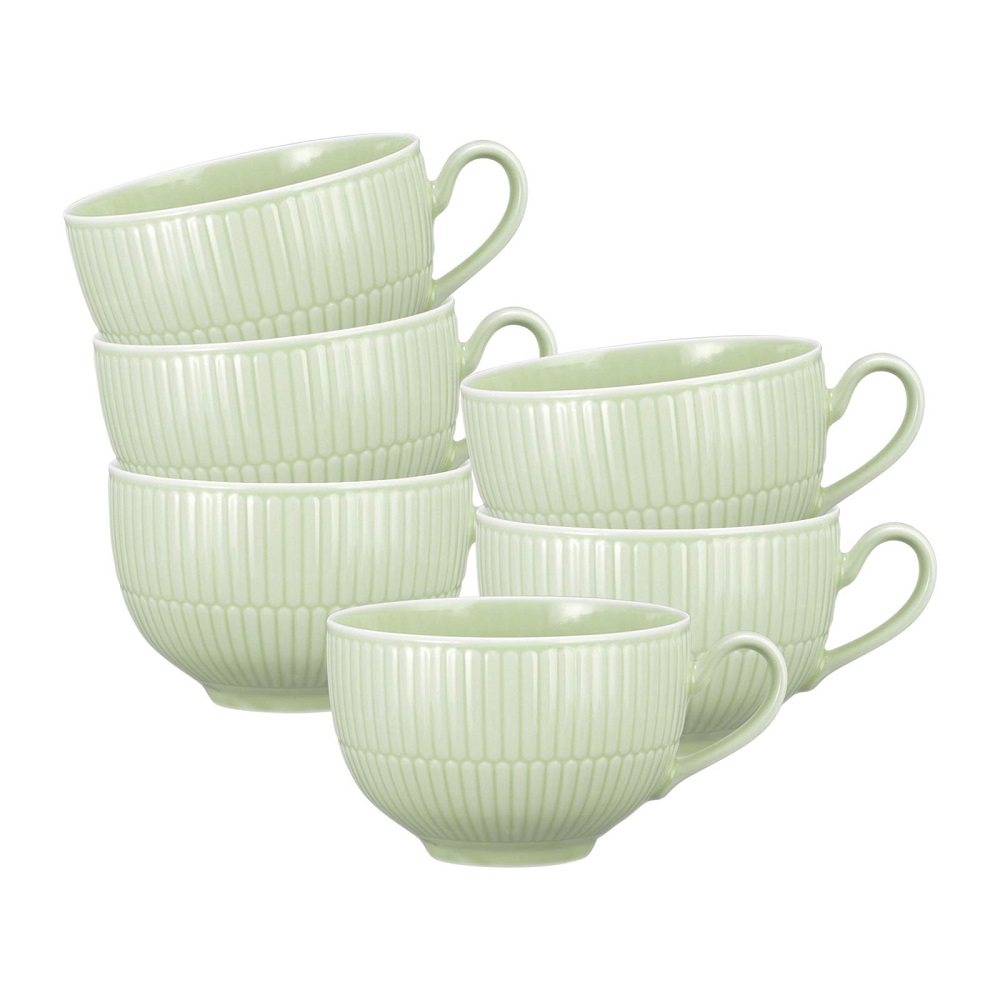 Seltmann Weiden Amina Seladon Milchkaffeebertasse 0,35 l 6er Set