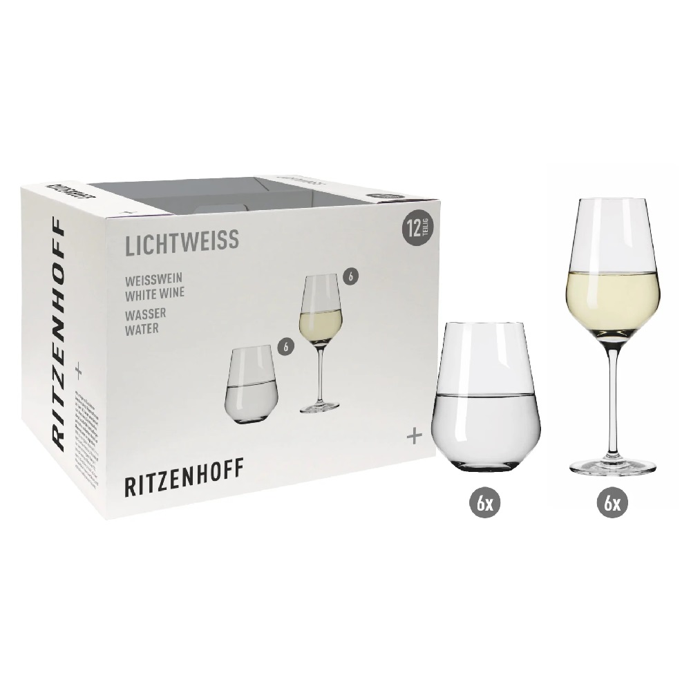 Ritzenhoff Lichtweiss Aurelie Weiß 12er-Set 2022