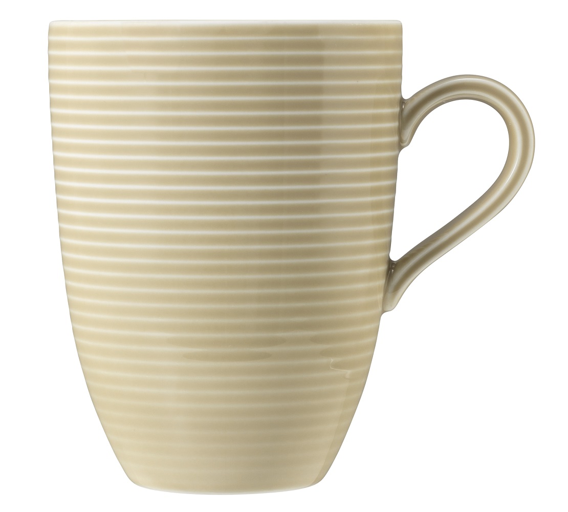 Seltmann Weiden Beat Sandbeige Becher mit Henkel 0,35l