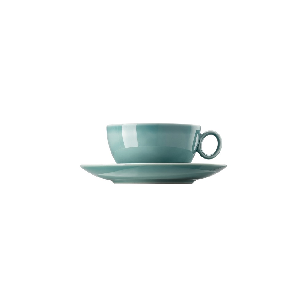 Thomas Loft Ice Blue Milchkaffeeobertasse + Untere 2-tlg.