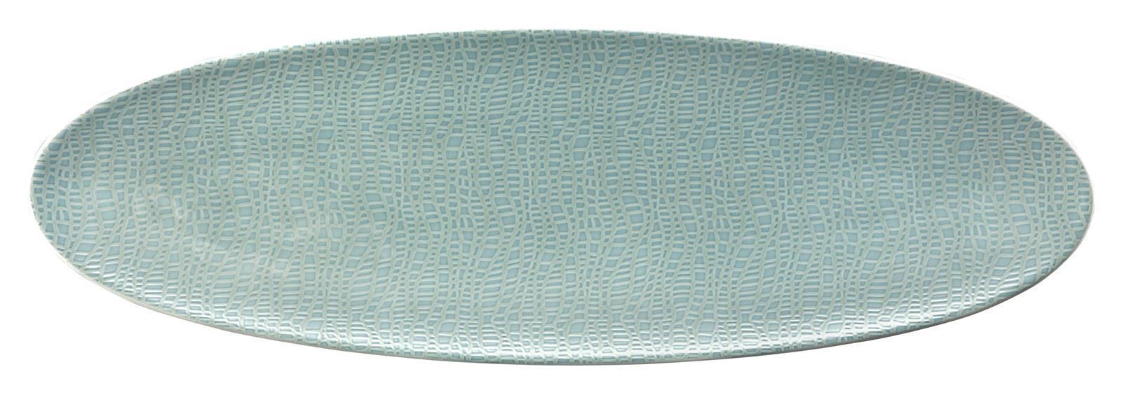 Seltmann Weiden L Fashion green chic Servierplatte schmal 35x12 cm