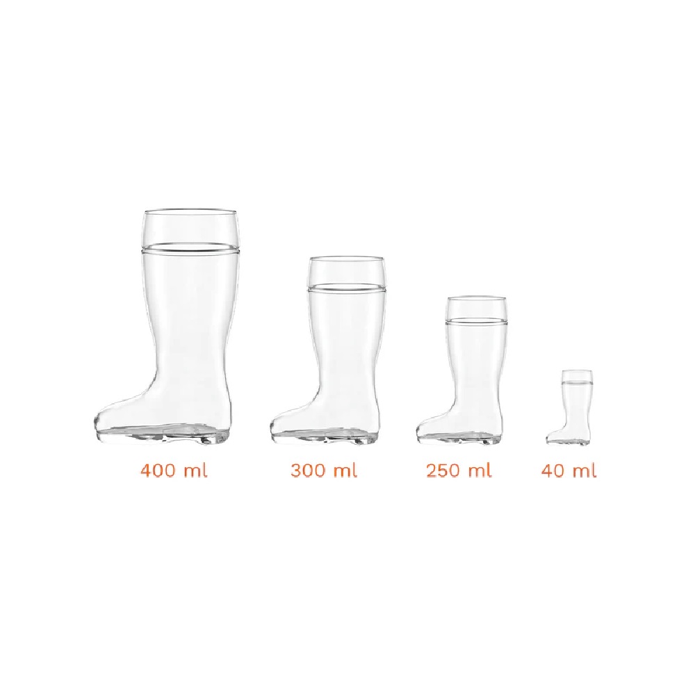 Stölzle Oberglas Bierstiefel 0,25 l 2er Set