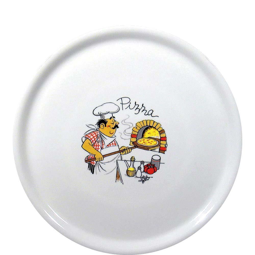 Saturnia Napoli White Dekor Pizzateller 31cm