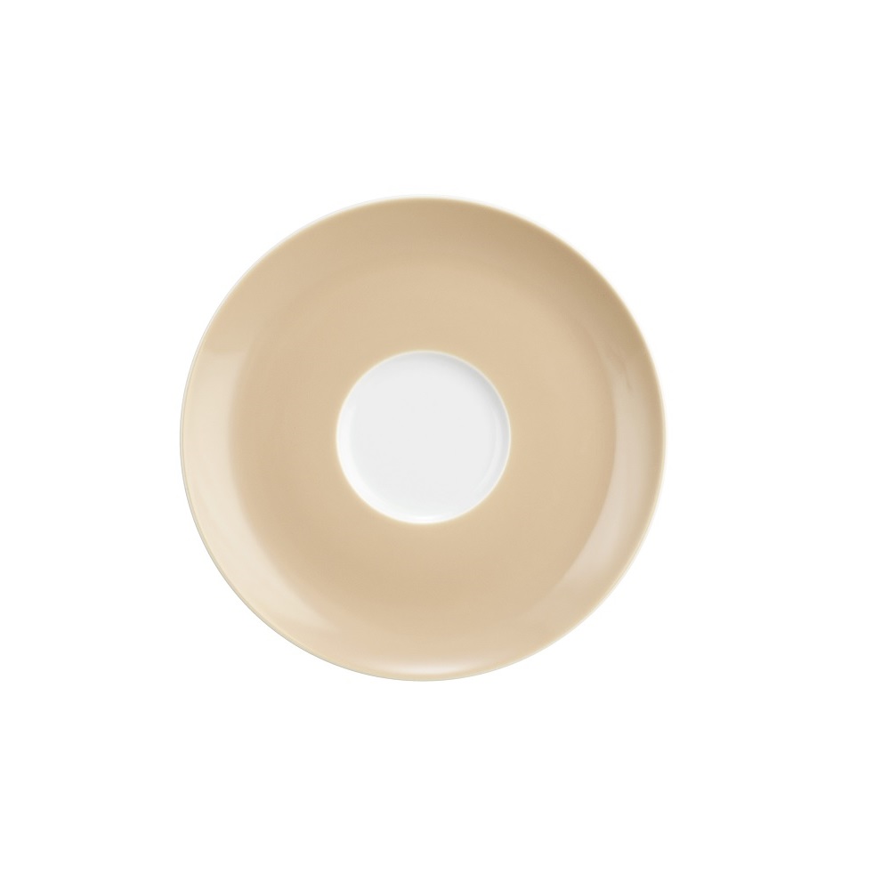Seltmann Weiden Liberty Pure Colors dusty beige Kombi-Untertasse groß 16,5 cm