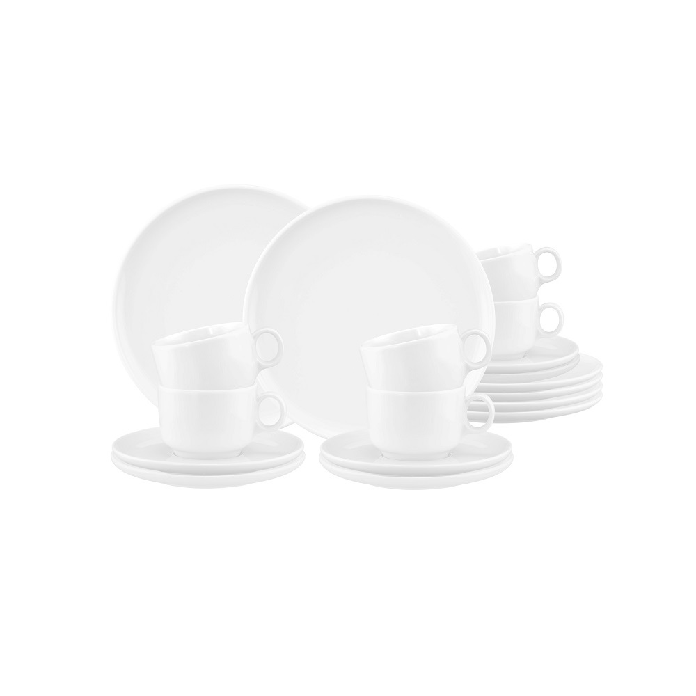 Seltmann Weiden Sento Home weiß Kaffeeservice 18-teilig