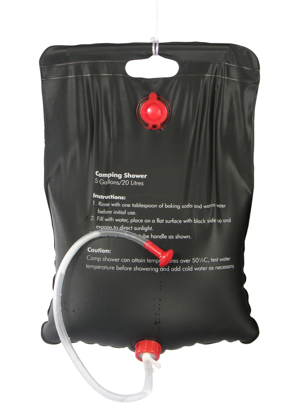 Haushalt International Camping Dusche, Maße: 60 x 42 cm Fassungsvolumen: ca. 20 Liter