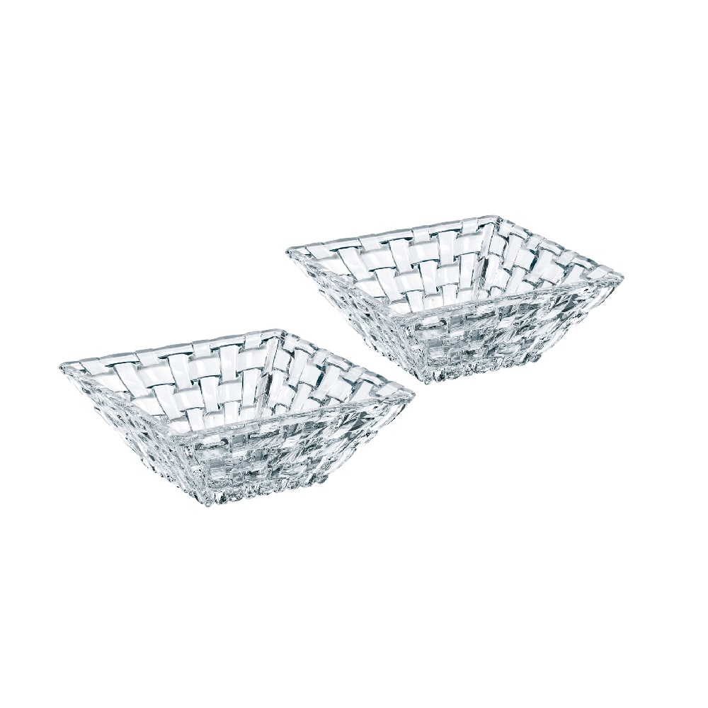Nachtmann Bossa Nova Schale Quadratisch 12x12x4,6 cm 2er Set