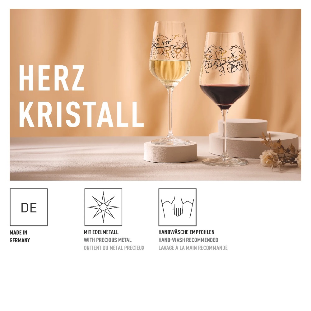 Ritzenhoff Herzkristall Weißwein #12 V. Rea F25