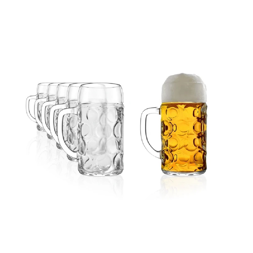 Stölzle Oberglas Isar Bierkrug 0,25 l 6er Set