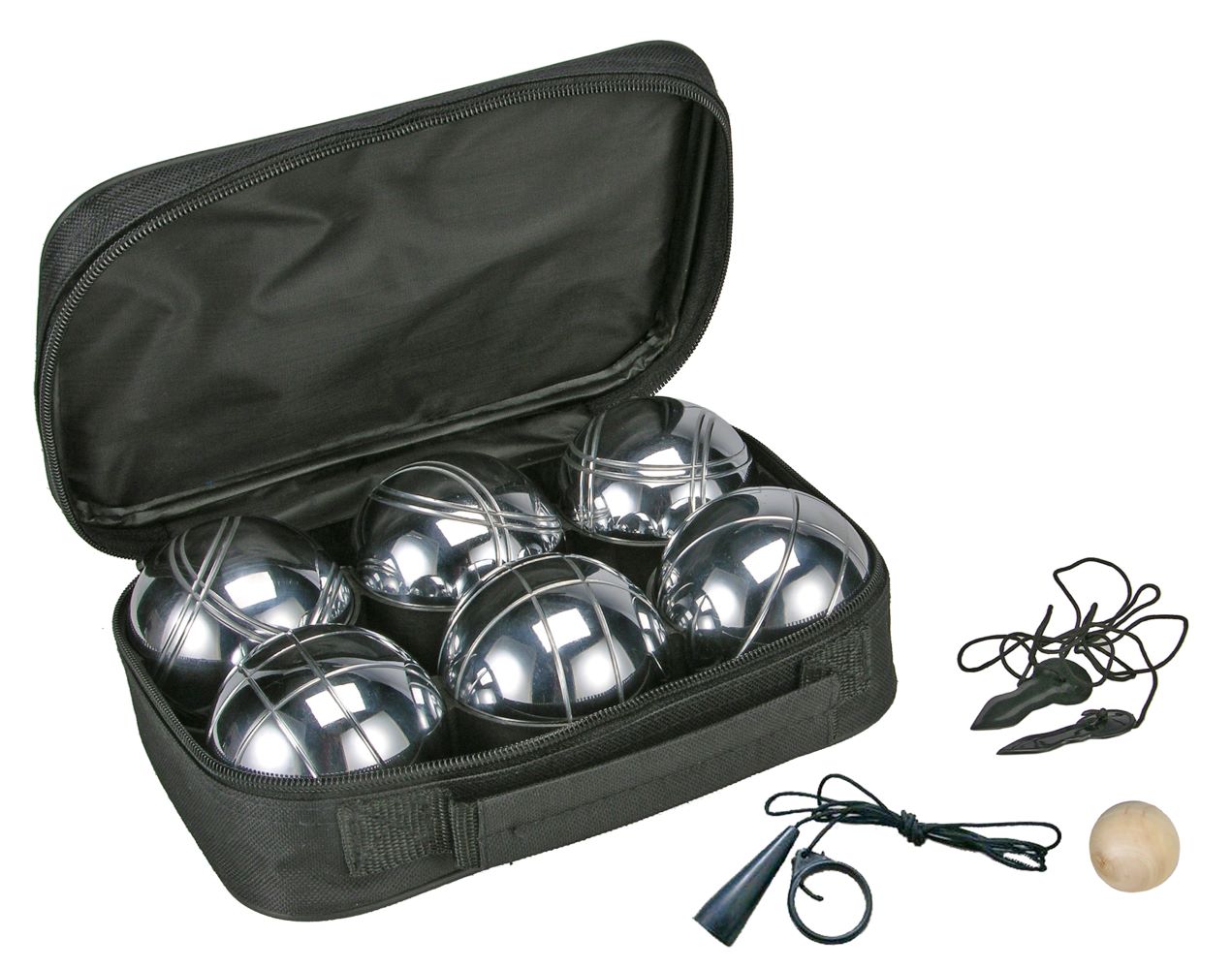 Haushalt International Boule-Set in einer Nylon Tasche