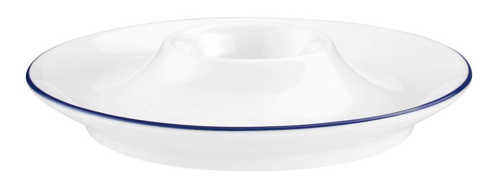 Seltmann Weiden Compact Blaurand- Eierbecher mit Ablage