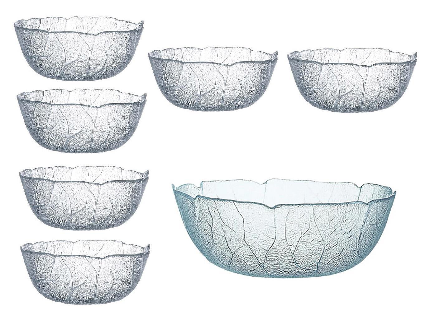 Luminarc Aspen Schüssel 23 cm+ Schalen 12 cm Set 7 tlg
