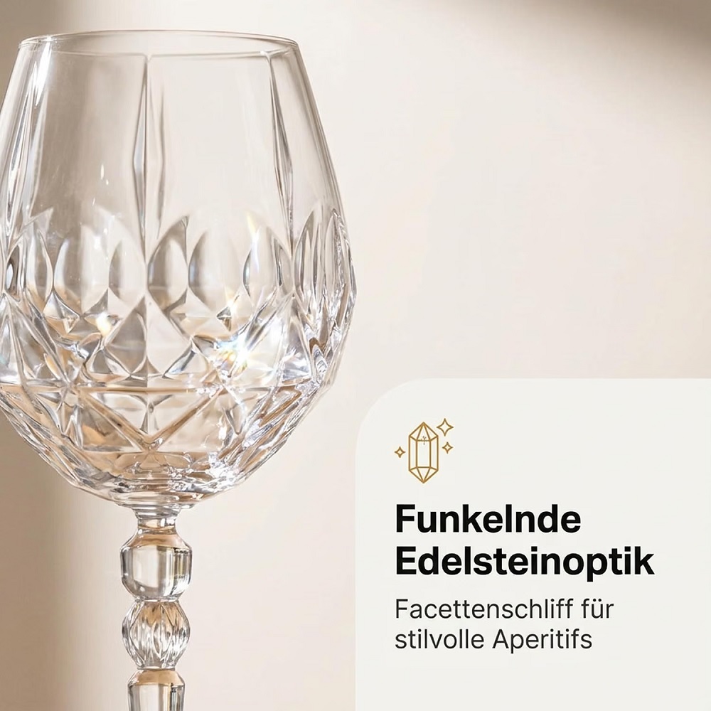 Der-Porzellan-Laden by RCR Alkemist Cocktail/Aperitifglas 530 ml 6er Set
