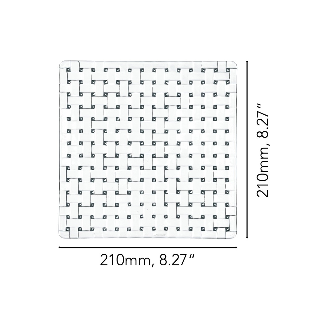 Nachtmann Bossa Nova Platte Quadratisch 21 cm 2er Set